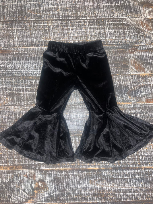 Black Velvet Bell Bottoms