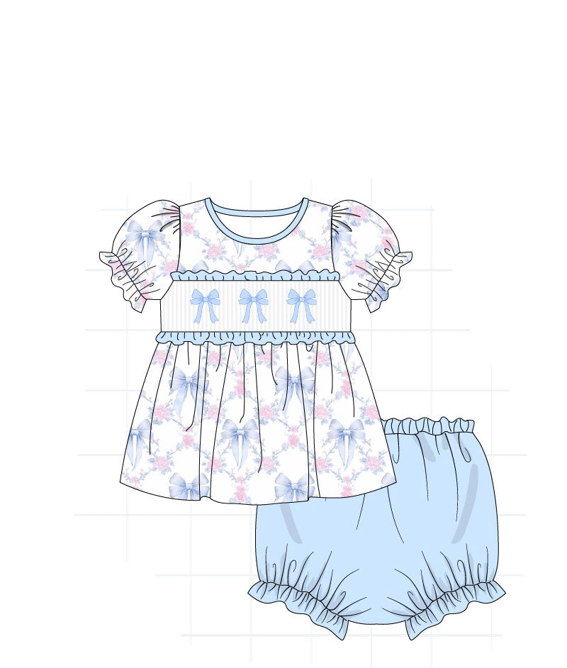 PO65 BLUE BOW FLORAL COLLECTION