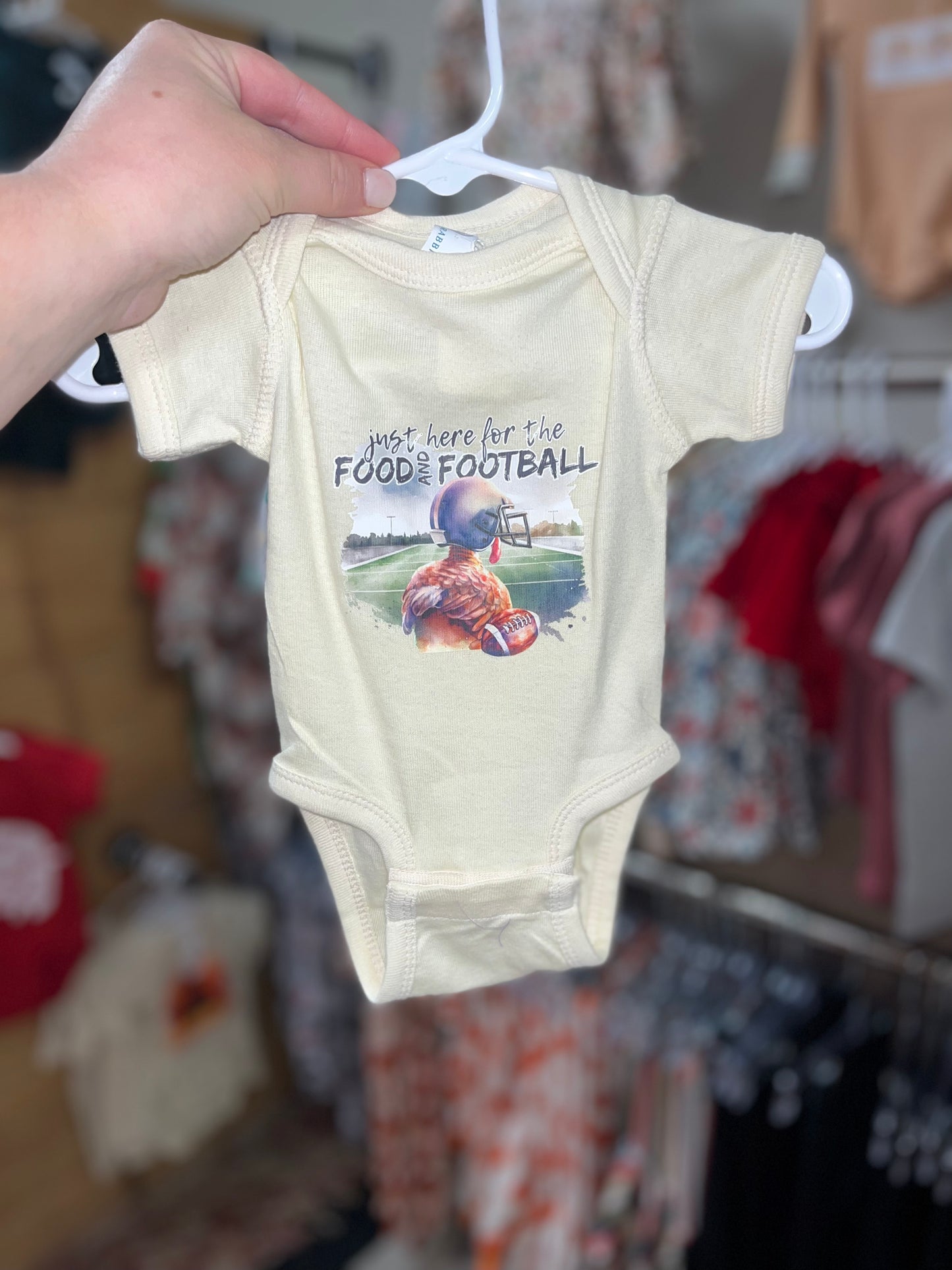 Just Here For The Food & Football