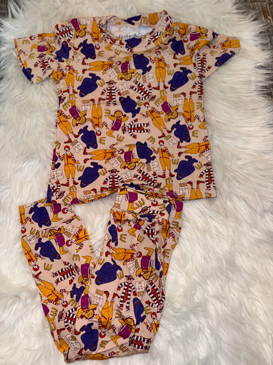 McDonald’s Bamboo Pajamas Two Piece Set