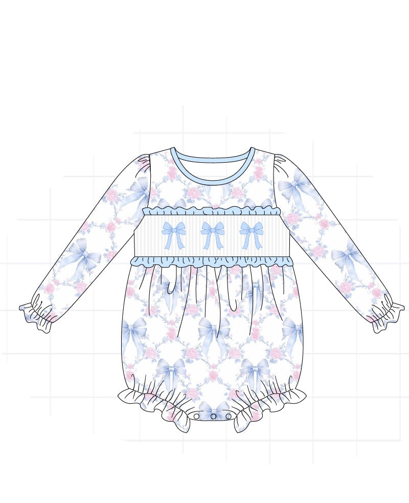 PO65 BLUE BOW FLORAL COLLECTION