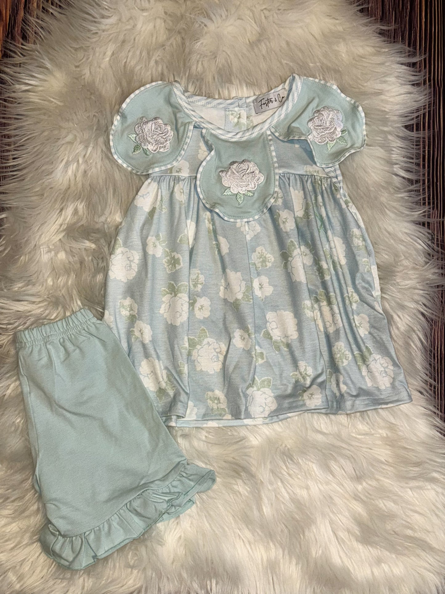 Blue floral Set
