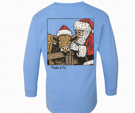 Farmhouse Christmas | Long Sleeve Graphic T-Shirt