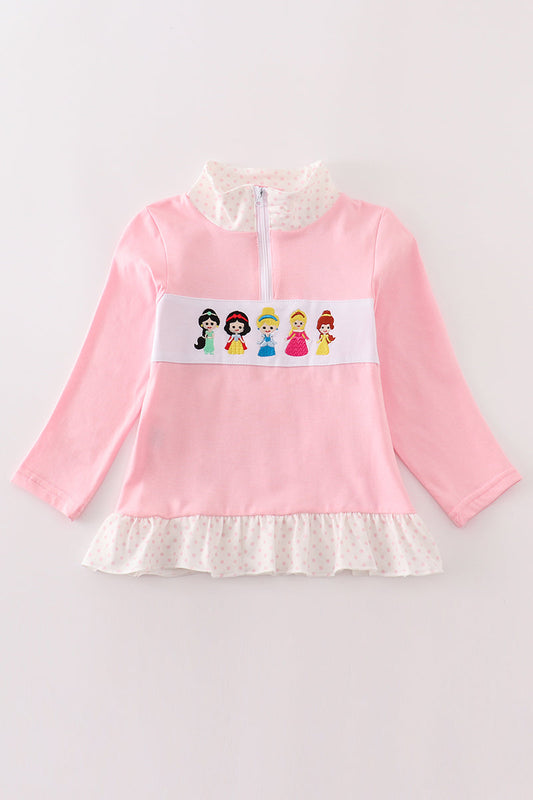 Pink Character Princess Pullover