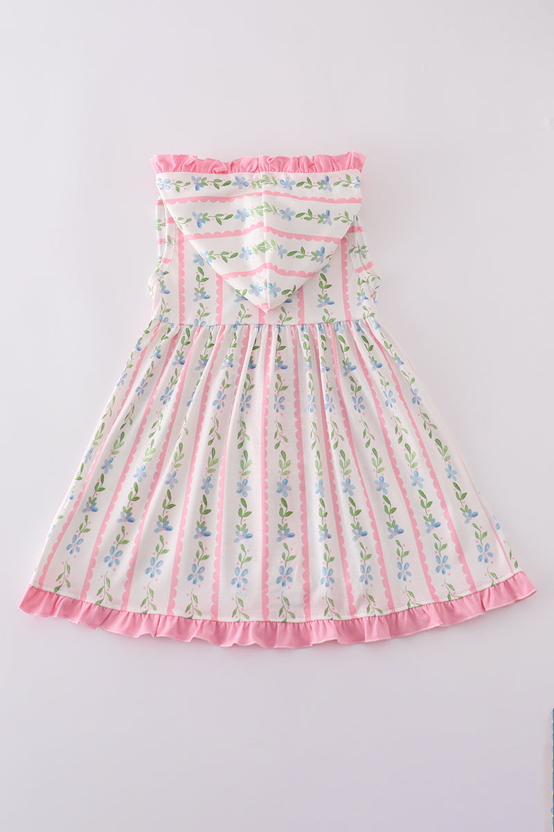Girls Floral Swim Cover Up