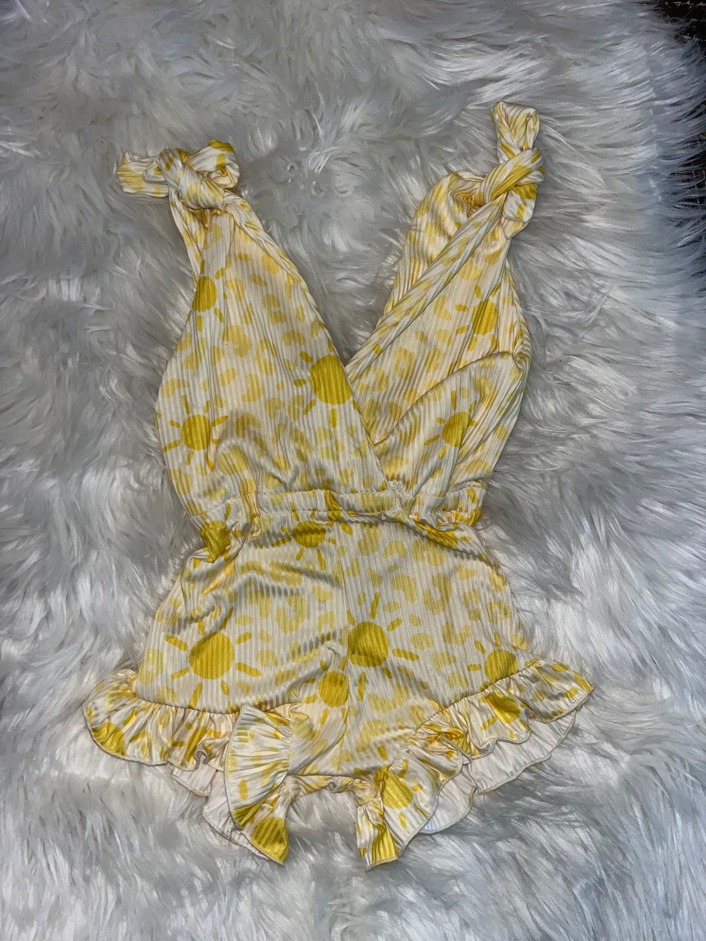 Cheetah Sunshine Romper