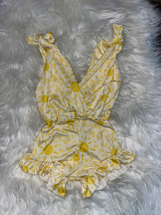 Cheetah Sunshine Romper
