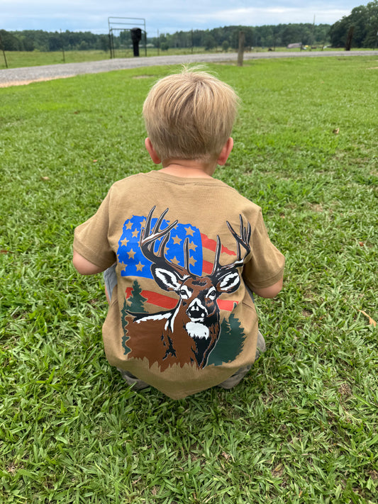 Patriotic Deer | Graphic T-Shirt