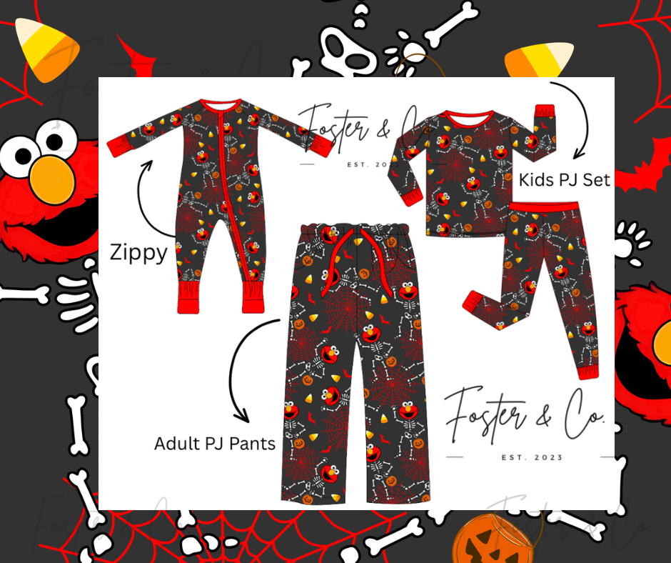 HALLOWEEN BAMBOO PREORDER-LITTLE RED MONSTER COLLETION