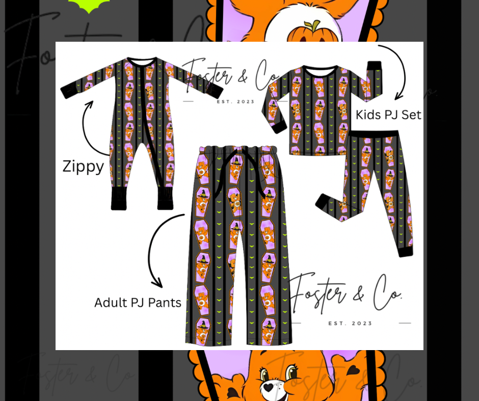HALLOWEEN BAMBOO PREORDER-HALLOWEEN BEARS COLLECTION