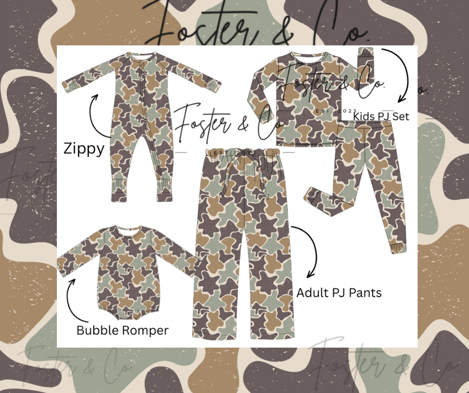 DUCKS & CAMO PREORDER-DISTRESSED CAMO COLLECTION