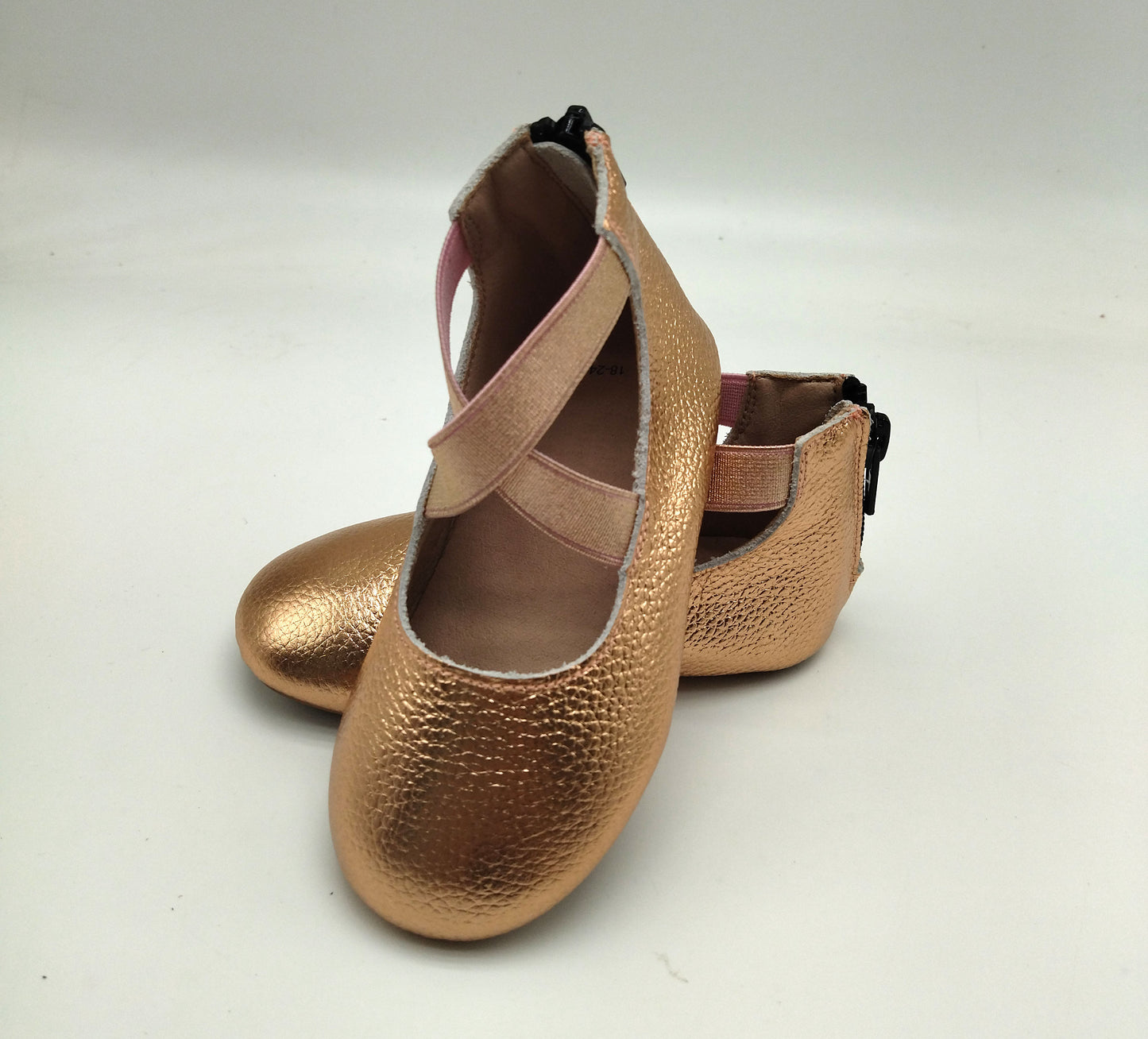 Rose Gold Ballet Flats